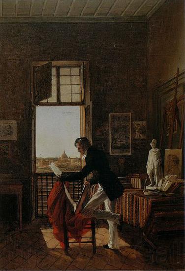 Jean Alaux L'Atelier de Picot a la Villa Medicis